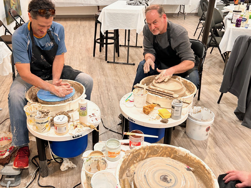 Pottery Lesson at Betsy Mcdaniel Studio